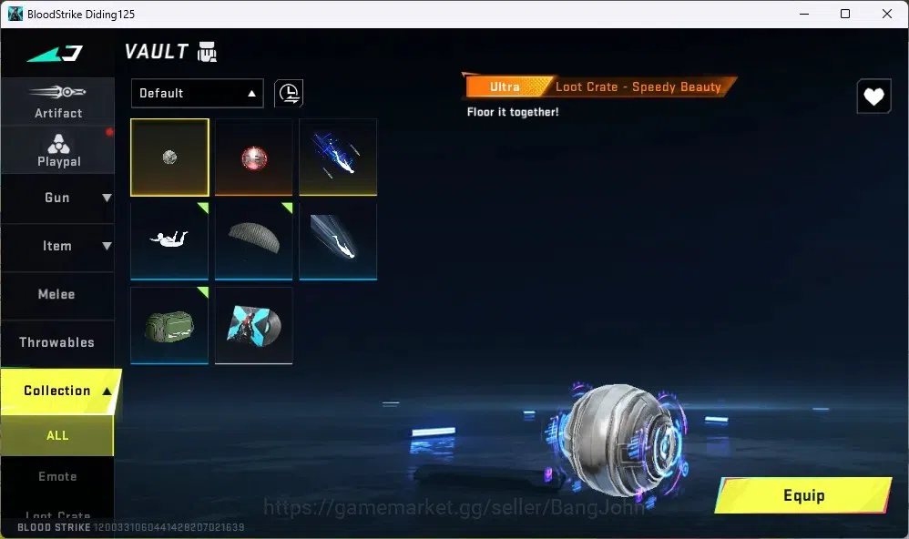 Blood Strike Accounts ASIA | 1 Legendary: MP5-Explorer | 2 Ultra Loot Cr image 4