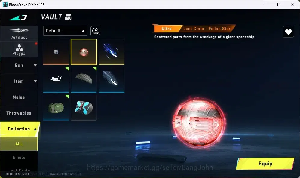 Blood Strike Accounts ASIA | 1 Legendary: MP5-Explorer | 2 Ultra Loot Cr image 5