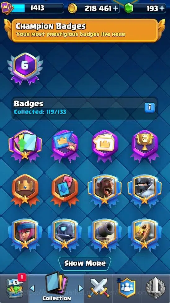 Clash Royale Accounts Mobile |KTL 14| Trophy 9300|3 Heroes|6 Evo|4 Champ image 10