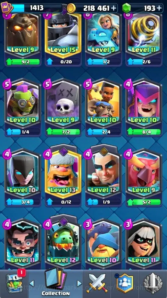 Clash Royale Accounts Mobile |KTL 14| Trophy 9300|3 Heroes|6 Evo|4 Champ image 14