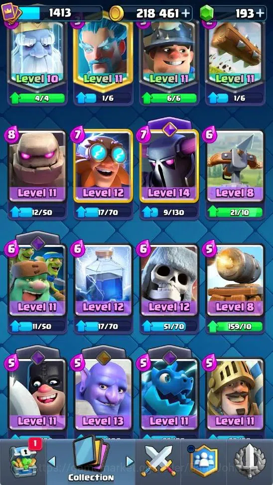 Clash Royale Accounts Mobile |KTL 14| Trophy 9300|3 Heroes|6 Evo|4 Champ image 15