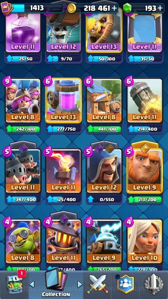Clash Royale Accounts Mobile |KTL 14| Trophy 9300|3 Heroes|6 Evo|4 Champ image 17