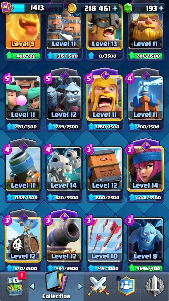 Clash Royale Accounts Mobile |KTL 14| Trophy 9300|3 Heroes|6 Evo|4 Champ image 19