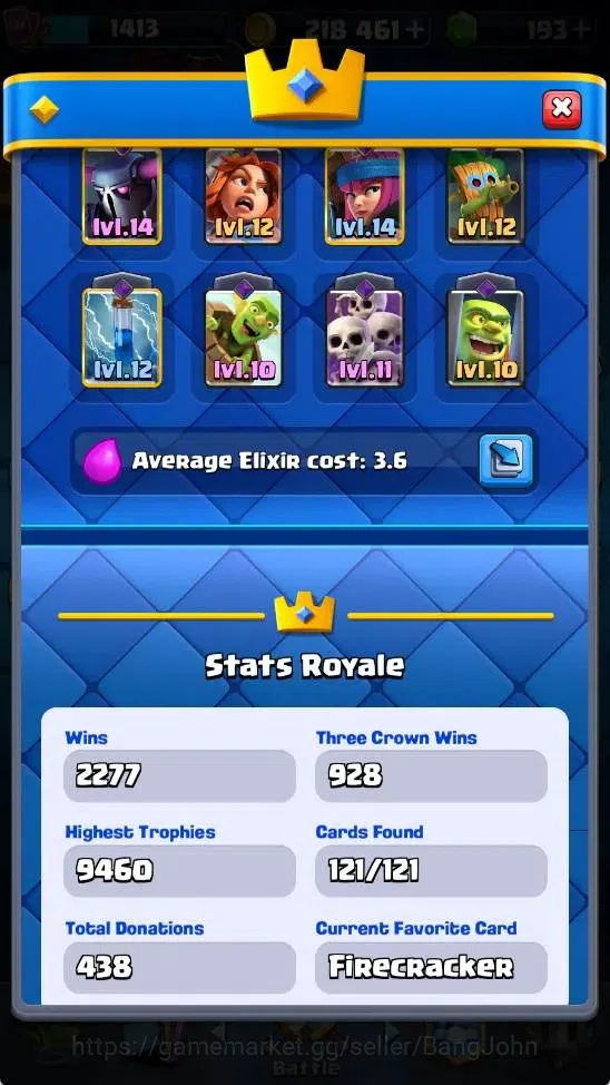 Clash Royale Accounts Mobile |KTL 14| Trophy 9300|3 Heroes|6 Evo|4 Champ image 3