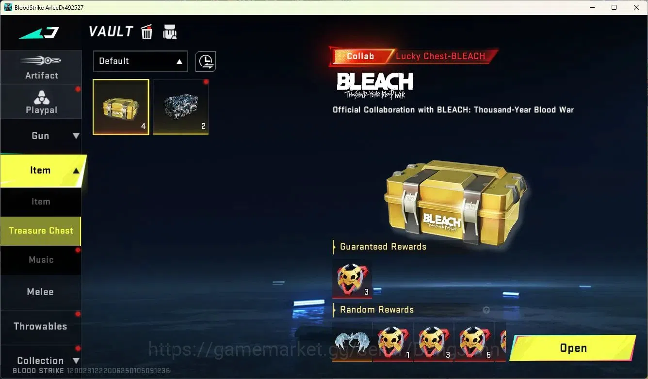 Blood Strike Accounts ASIA | Ultra MP5-Turbocharge | Collab Ethan-Byakuy image 12