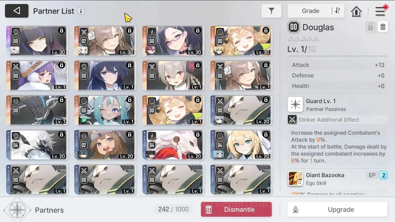 Chaos Zero Nightmare Accounts GLOBAL Lv 35|6 SSR[Heidemarie,Tiphera,Nine+Sign,Lu image 5