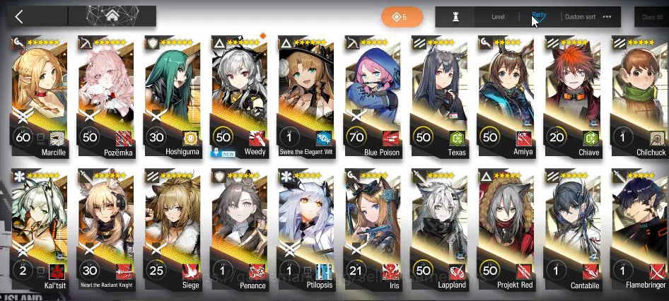 Lv 28|117 OP+3 Skin|Starter|9970 Orundum|2 Limited| Marcille, Nearl The Radiant Knight |Check SS|(AK1268) Arknights Mid-Tier Lv 28|117 OP+3 Skin|Starter|9970 Orundum|2 Limited image 1