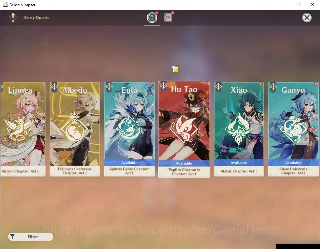 Genshin Impact Accounts ASIA |BD UNSET|AR 41|3 Limited+25(*4Character)|Wan image 10