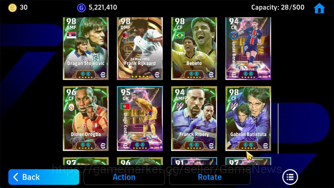 eFootball Accounts Mobile|Big time Fran Rikjaard,Orkun Kokcu(Visionar image 6