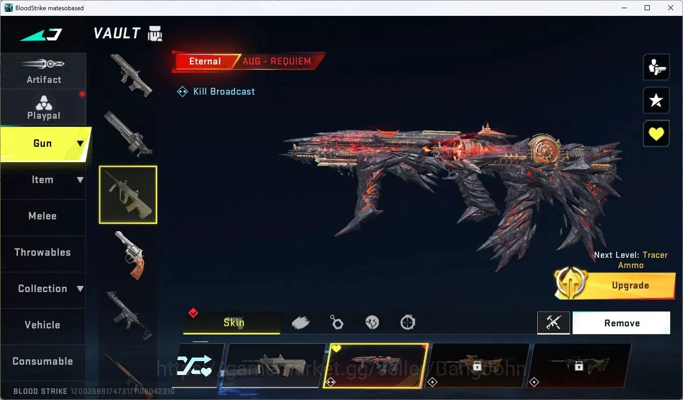 Blood Strike Accounts ASIA | 4 AOT COLLAB GUNS | AOT Mikasa | Eternal AU image 5