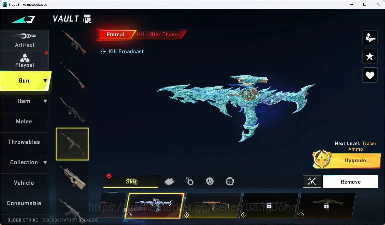 Blood Strike Accounts ASIA | 4 AOT COLLAB GUNS | AOT Mikasa | Eternal AU image 8