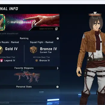 Blood Strike Collab Skin ASIA | 4 AOT COLLAB GUNS | AOT Mikasa | Eternal AU image 1