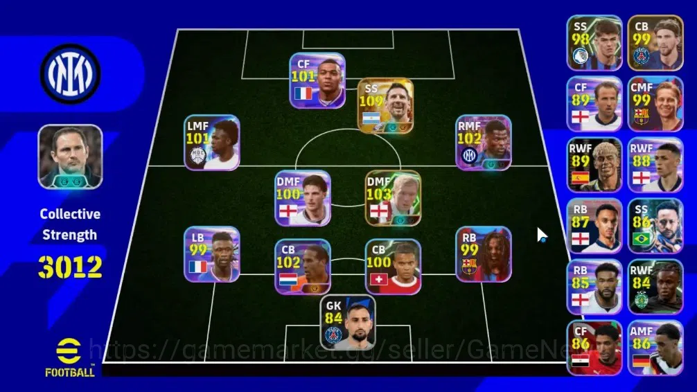 eFootball Accounts Legends & Iconic Players Android|Big Time Lionel Messi 15 Jul'26|Epic Paul Scholes|3 Show Time Denzel 1