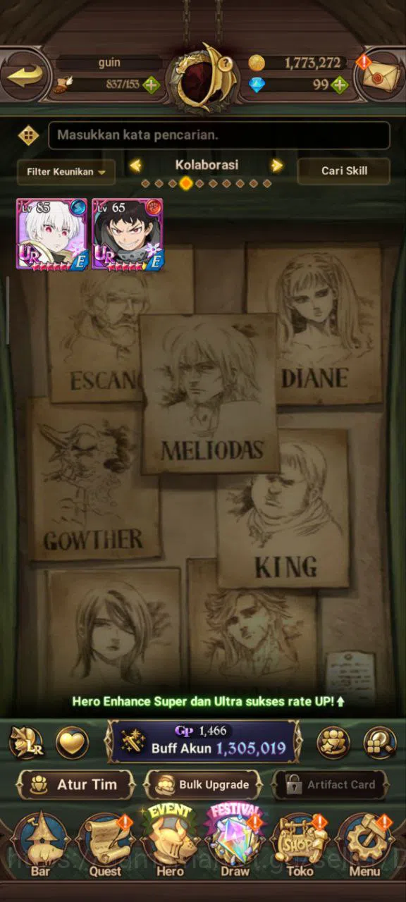 The Seven Deadly Sins: Grand Cross Accounts ASIA | 1,3M CC | DM 99 | 4 UR Nightmare Salos, Mer image 3