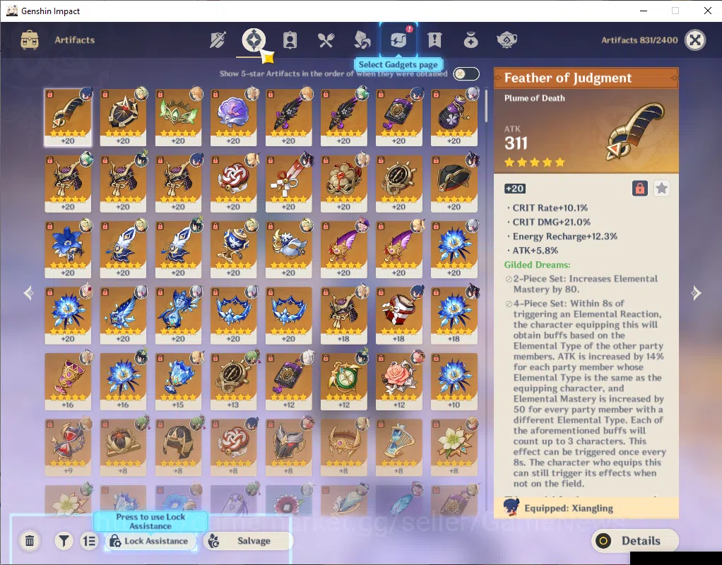 Genshin Impact Accounts ASIA|AR 55|3 Limited +3(*5WEP)|Ayaka+Sign,Nefer,Ve image 10