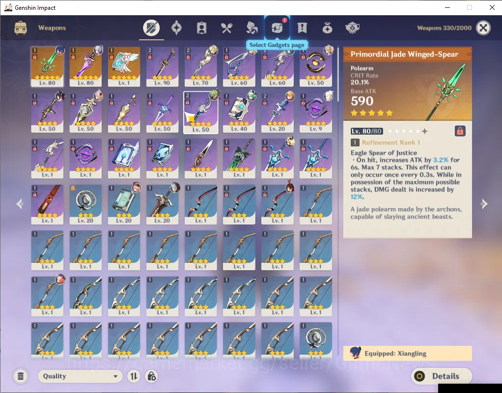Genshin Impact Accounts ASIA|AR 55|3 Limited +3(*5WEP)|Ayaka+Sign,Nefer,Ve image 11