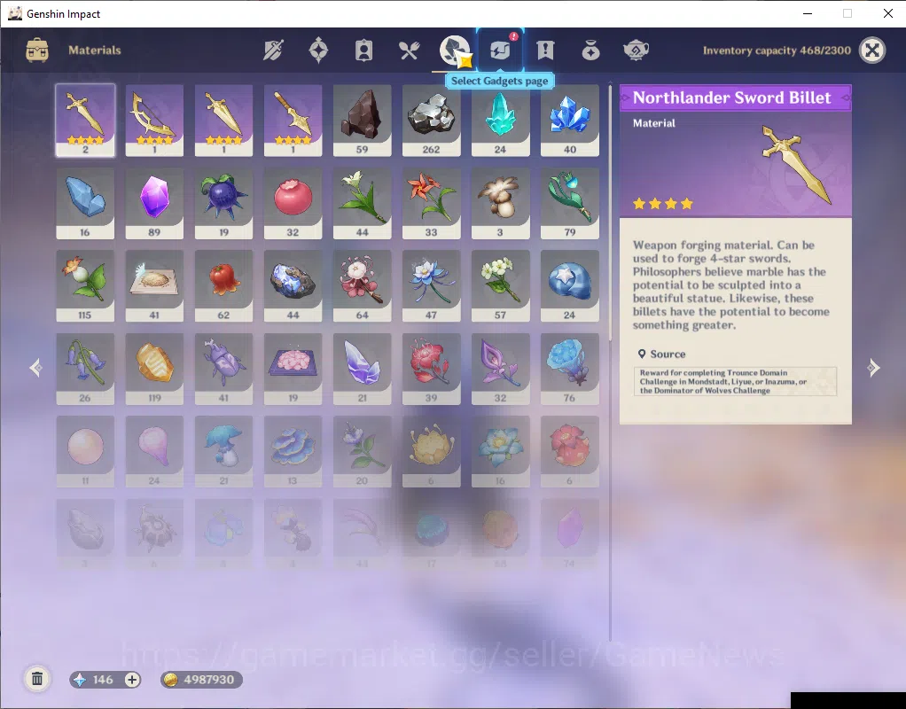 Genshin Impact Accounts ASIA|AR 55|3 Limited +3(*5WEP)|Ayaka+Sign,Nefer,Ve image 8