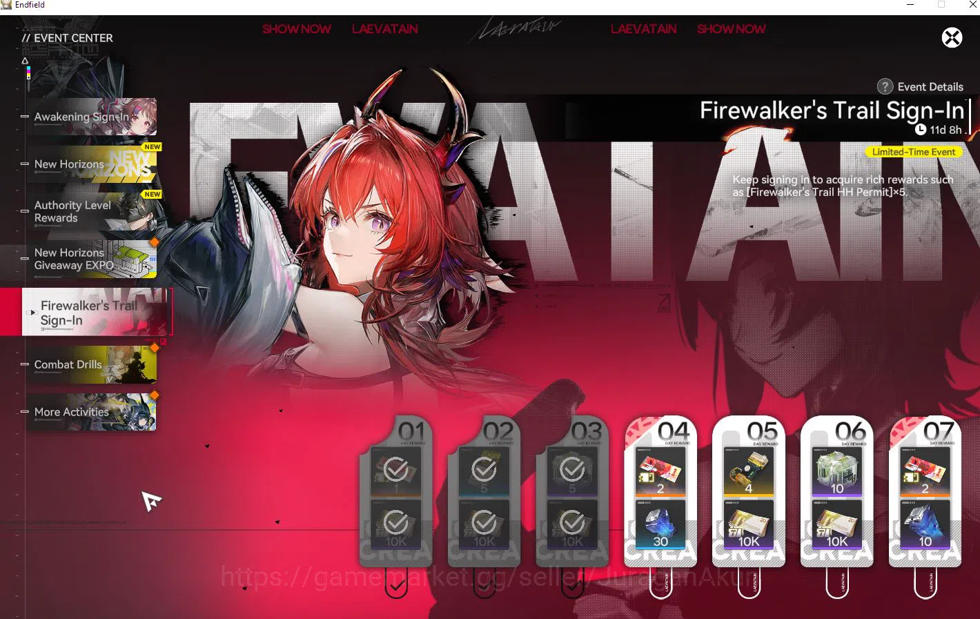 Arknights: Endfield Accounts ASIA| Fresh Starter | SSR Meta Laevatain & Ardelia image 2