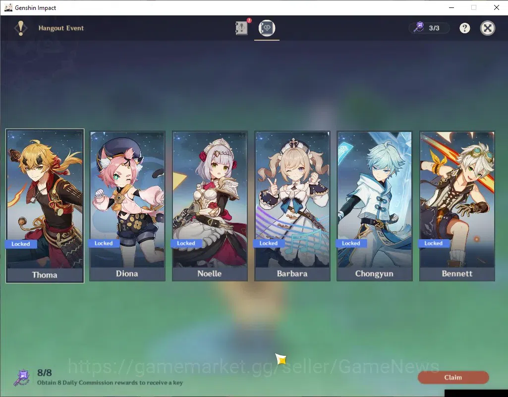 Genshin Impact Accounts ASIA|AR 45|2 Limited + 1(*5 Weapon)| Linnea,Navia  image 18