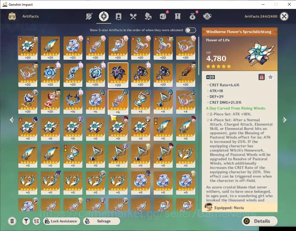 Genshin Impact Accounts ASIA|AR 45|2 Limited + 1(*5 Weapon)| Linnea,Navia  image 4