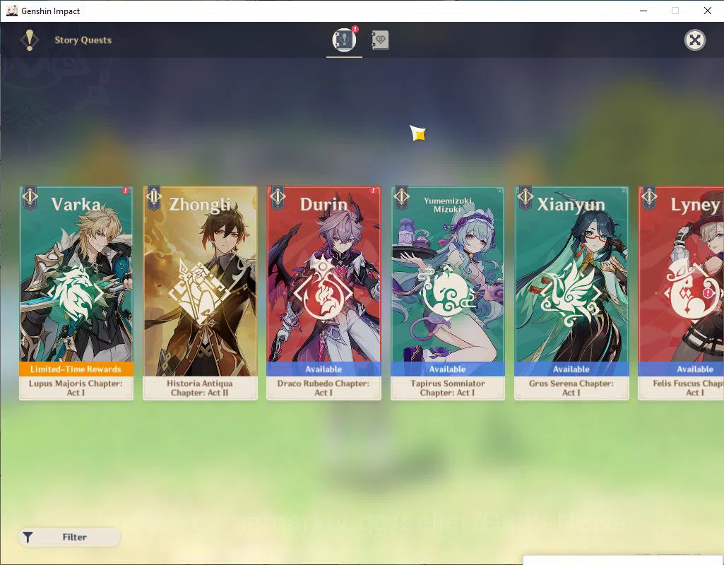 Genshin Impact Accounts Asia|AR56|8 Limited+2(5*Weapon)|RaidenC3,Mavuika,X image 12