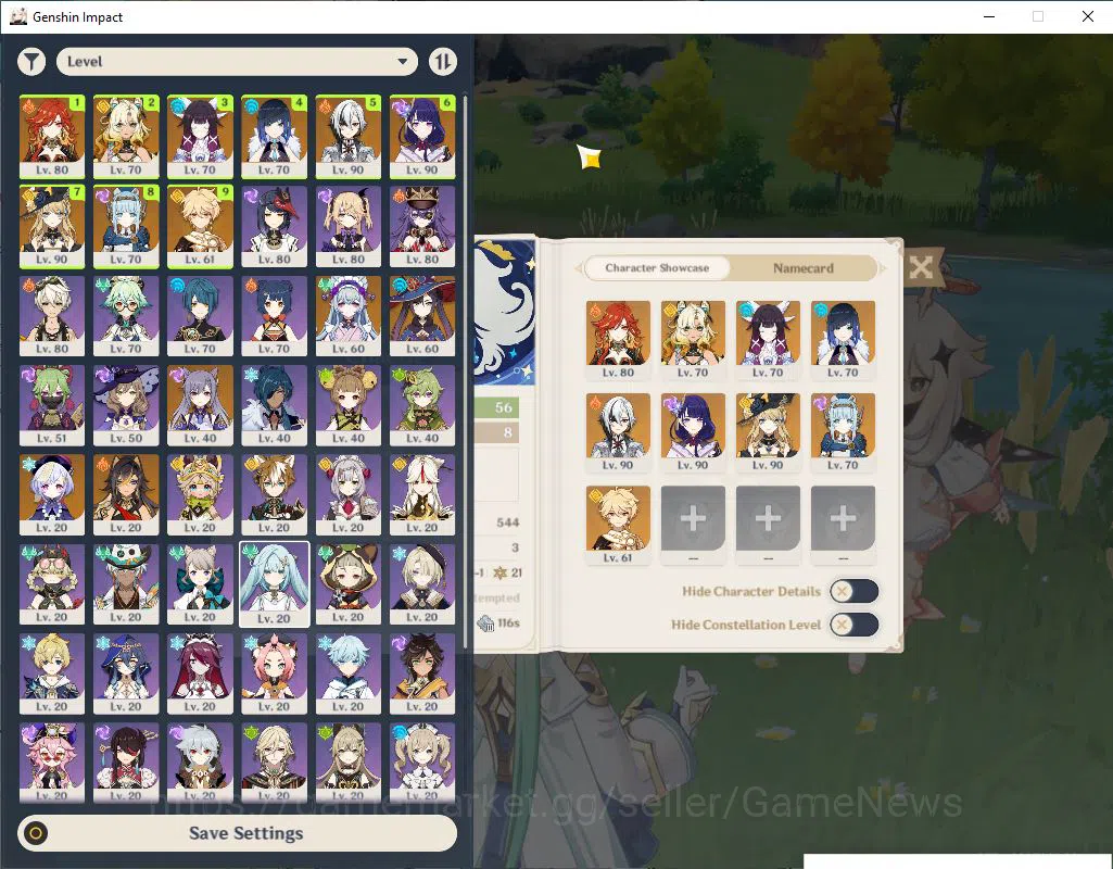 Genshin Impact Accounts Asia|AR56|8 Limited+2(5*Weapon)|RaidenC3,Mavuika,X image 2