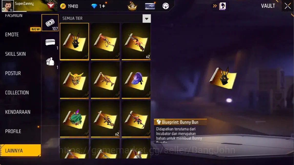 Free Fire Accounts Indonesia | Evo(SCAR Megalodon Lv5,Drachen Fist Lv image 16