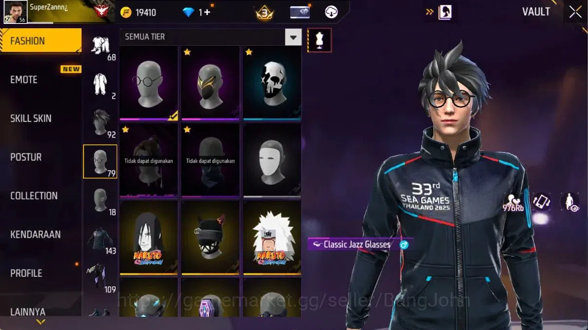 Free Fire Accounts Indonesia | Evo(SCAR Megalodon Lv5,Drachen Fist Lv image 9