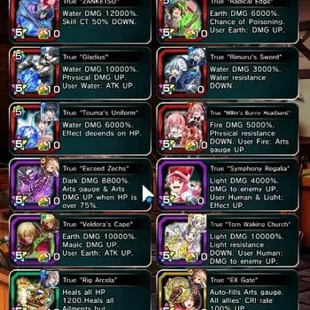 Grand Summoners End-Game Global|Rank 85|16 Ascend+7 TW|[S Miyu,Emiya,Chloe, image 1