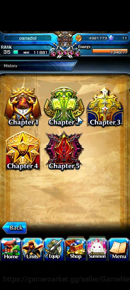 Grand Summoners Accounts Starter Global|Rank 35|Starter|3 Ascend| Homura AkemiTW, Kirisame, Kyoko Sakura |Lpot 60|Check 4