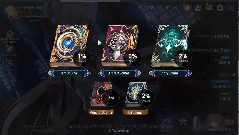 Epic Seven Accounts Europe Unverif|New Era|MoonLight [Straze] + Zahhak image 3