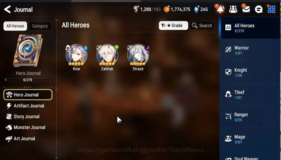 Epic Seven Accounts Europe Unverif|New Era|MoonLight [Straze] + Zahhak image 5