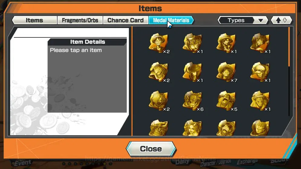 One Piece Bounty Rush Accounts Global|1 EX|Great Pirate Gol D. Roger|325 Crystal| image 12
