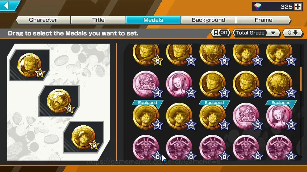 One Piece Bounty Rush Accounts Global|1 EX|Great Pirate Gol D. Roger|325 Crystal| image 4