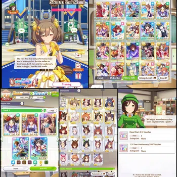 Umamusume: Pretty Derby Accounts Global | KB MLB + Tachyon MLB + LH Lb1 | SR Meta MLB | 13k Carrats | Ticket Uma & Aniv ON