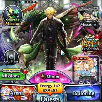 Grand Summoners Mid-Game Global|Rank 89|Fresh Story+Side|Ready Gacha 754 CC image 1