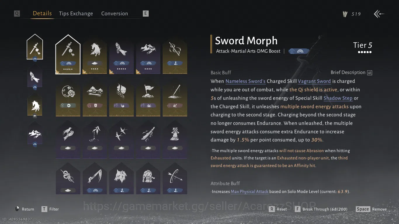 Where Winds Meet Accounts GLOBAL - ASIA / LV 95 - 30.130GS / NAMELESS SWORD+ image 6