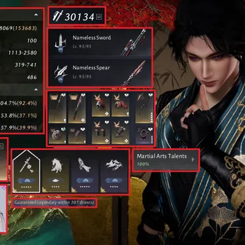 Where Winds Meet Accounts GLOBAL - ASIA / LV 95 - 31.000 GS / NAMELESS SWORD image 1