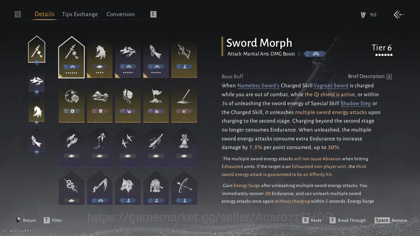 Where Winds Meet Accounts GLOBAL - ASIA / LV 95 - 31.000 GS / NAMELESS SWORD image 5
