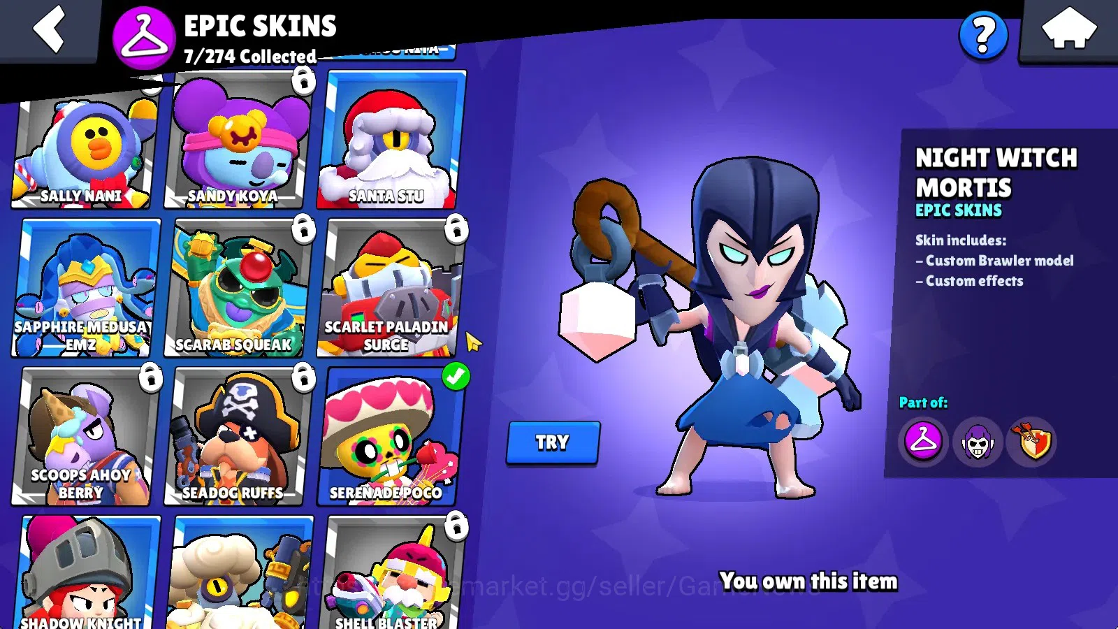 Brawl Stars Accounts 2155 Trophy|28 Brawlers 4 Max(Mortis,Mr P,Leon,Oll image 12