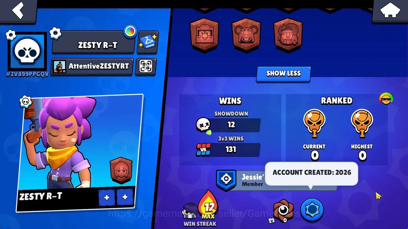 Brawl Stars Accounts 2155 Trophy|28 Brawlers 4 Max(Mortis,Mr P,Leon,Oll image 3