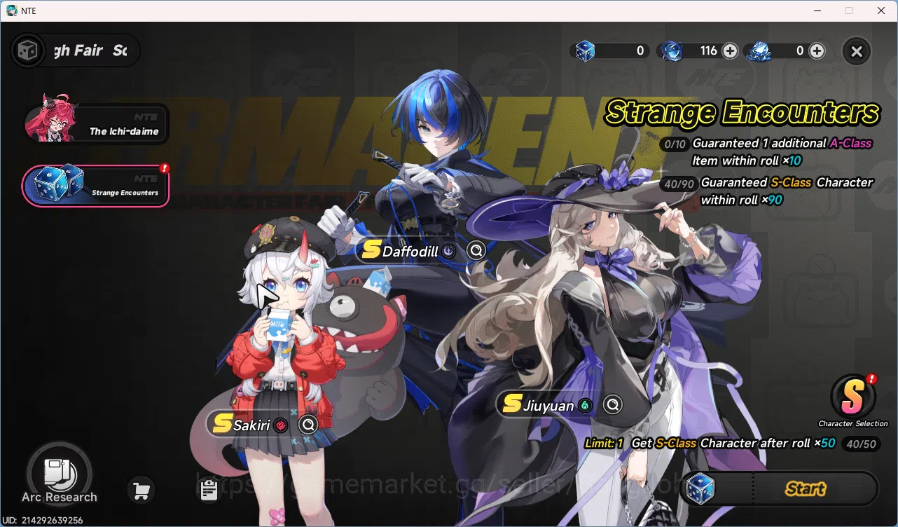 Neverness to Everness Accounts NA | Staeter Lv3 | 1 S Char Nanally + 5 A Char | M image 3