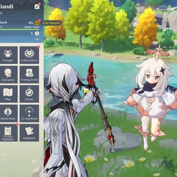 Genshin Impact Mid Game ASIA|AR45|4Limited+1(*5Weapon)|Arlecchino+sign,Dur image 1