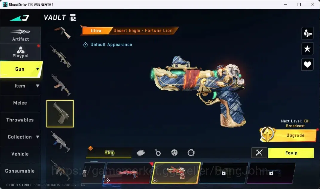 Blood Strike Accounts ASIA | 1 ETERNAL: Desert Eagle-Scorpius | 4 7DS |  image 10