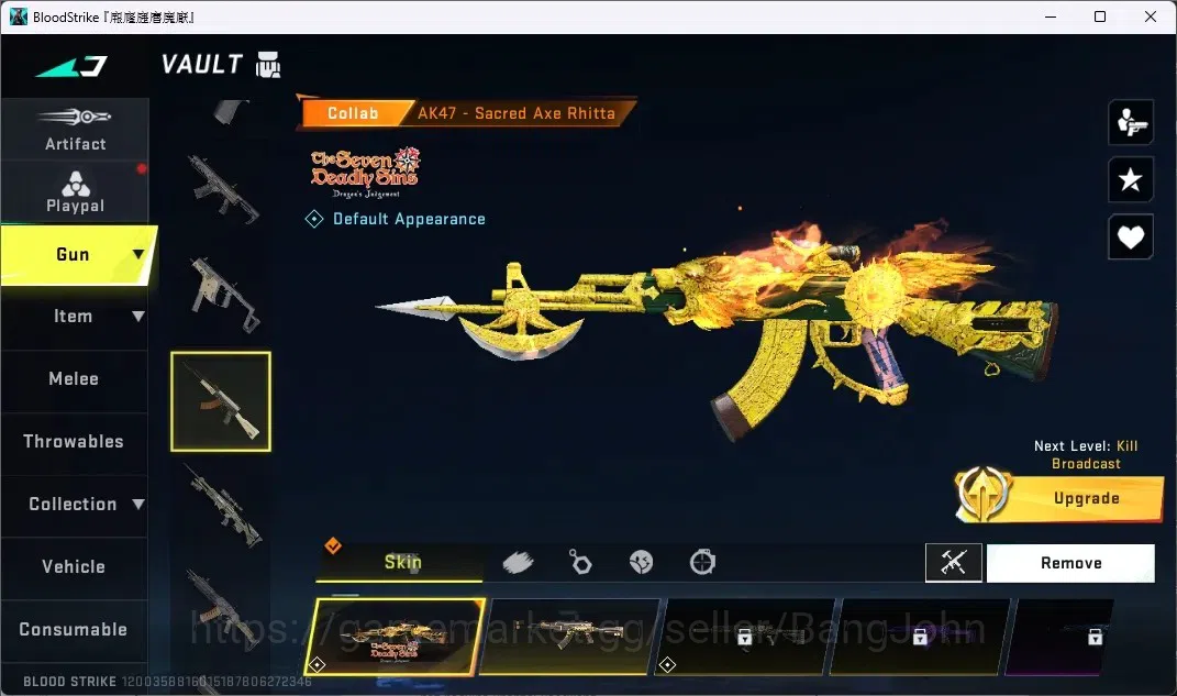 Blood Strike Accounts ASIA | 1 ETERNAL: Desert Eagle-Scorpius | 4 7DS |  image 8
