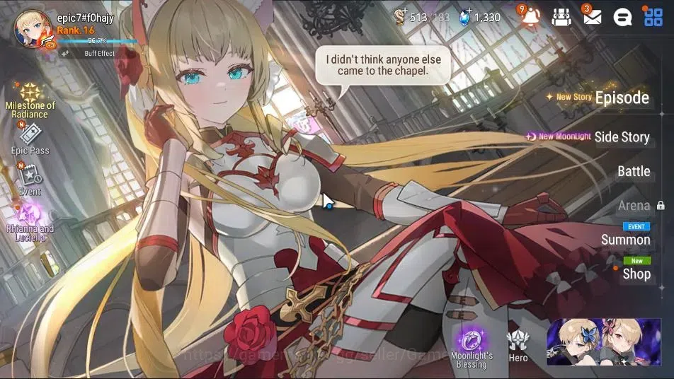 Epic Seven Accounts GLOBAL Unverif|New Era|2 ML(Rhianna&Luciella,Sylva image 1