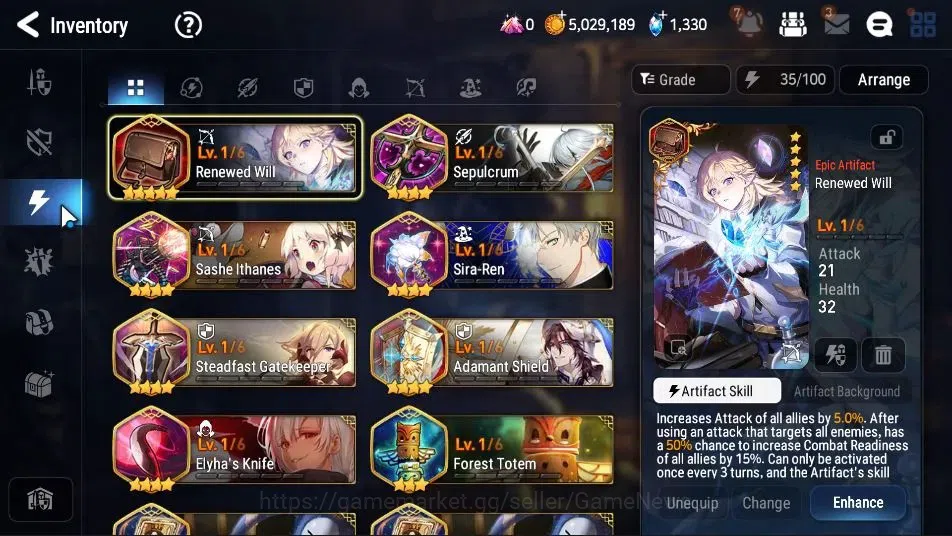 Epic Seven Accounts GLOBAL Unverif|New Era|2 ML(Rhianna&Luciella,Sylva image 11
