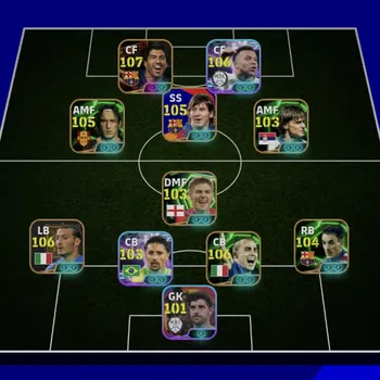 eFootball Accounts Legends & Iconic Players EFOOTBALL DREAM TEAM | BIGTIME L SUAREZ MSN,SHOWTIME MBAPPE,L MARTINEZ,MESSI