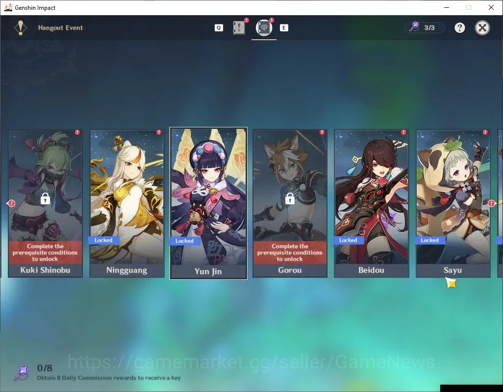 Genshin Impact Accounts ASIA|AR 50|2 Limited + 1 (*5 Weapon)|[Neuvillette, image 20