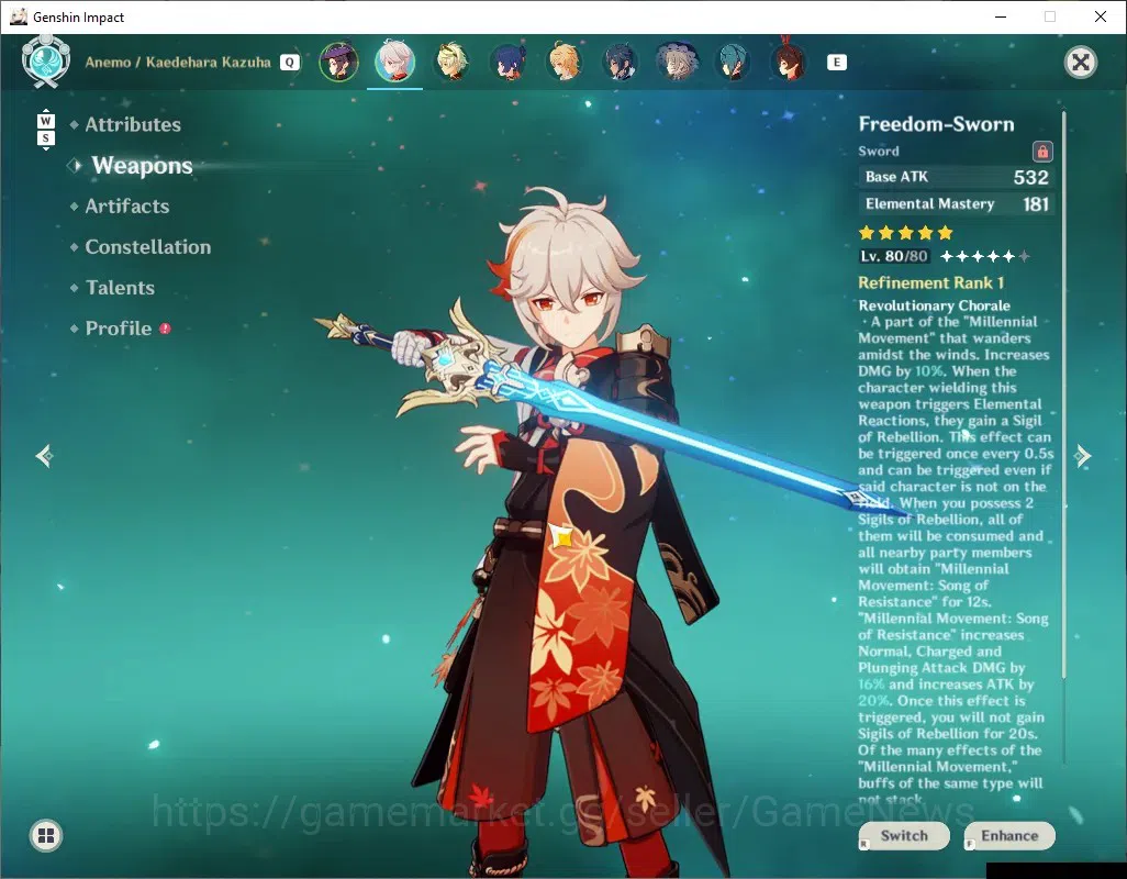Genshin Impact Accounts ASIA|AR 50|2 Limited + 1 (*5 Weapon)|[Neuvillette, image 4